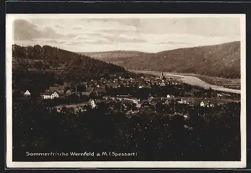 AK Wernfeld a. M. /Spessart, Blick auf die Sommerfrische
