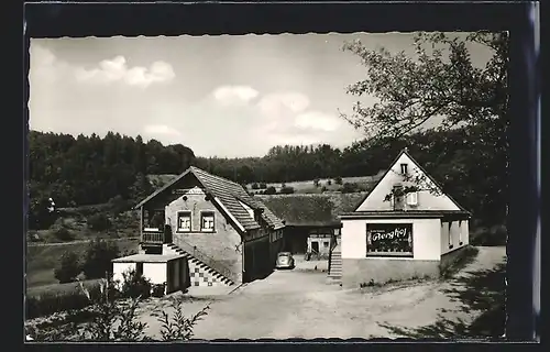 AK Wildenstein /Spessart, Gasthaus und Pension Berghof, Inh. Herbert Hein