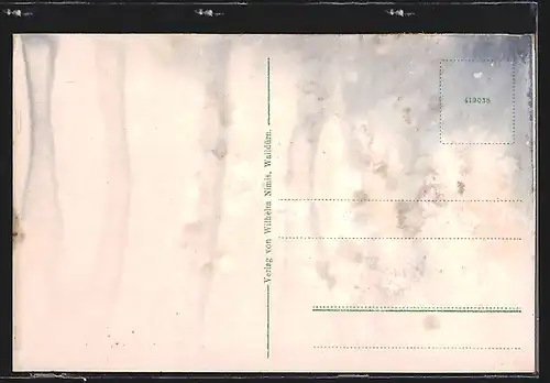 AK Walldürn, Ortsansicht mit Kirche