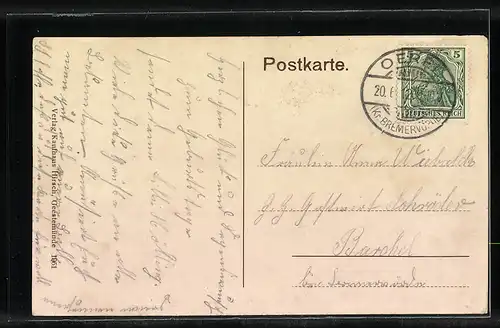 AK Geestemünde, Bürgerpark mit Restaurant