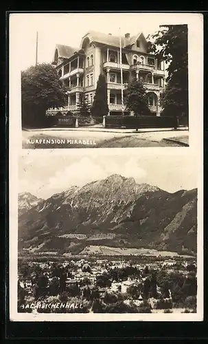 AK Bad Reichenhall, Kurpension Mirabell, Teilansicht