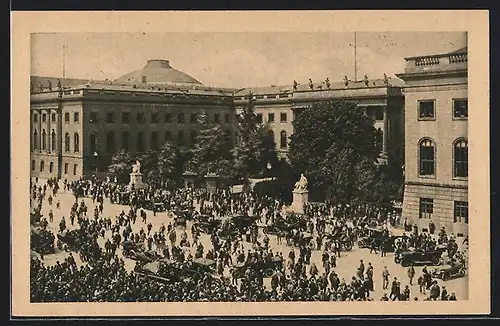 AK Berlin, Universität an der Strasse Unter den Linden