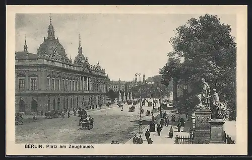 AK Berlin, Unter den Linden, am Zeughaus