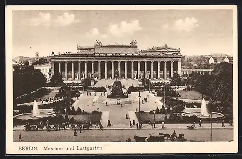 AK Berlin, Museum und Lustgarten