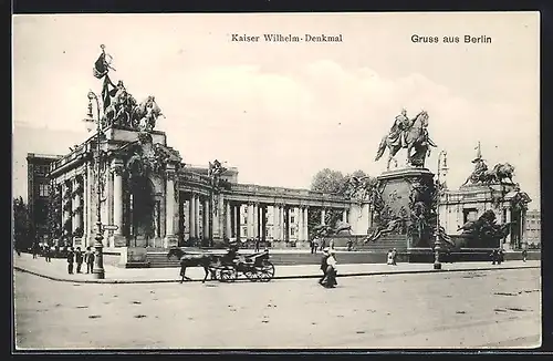 AK Berlin, Kaiser Wilhelm-Denkmal