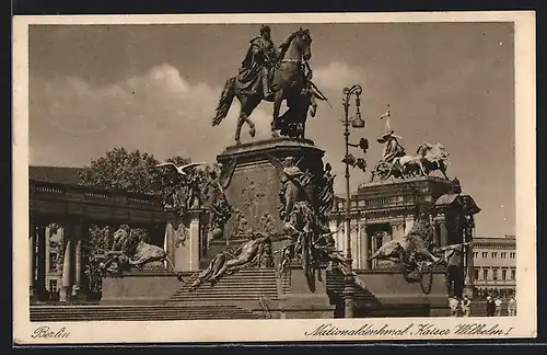 AK Berlin, Nationaldenkmal Kaiser Wilhelm I.