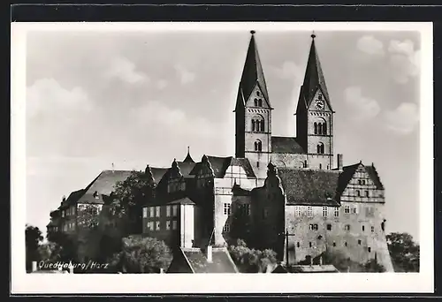 AK Quedlinburg /Harz, Ortspartie