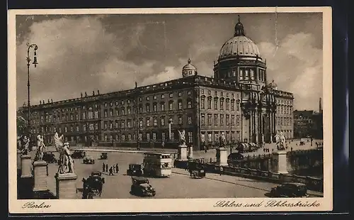 AK Berlin, Schloss und Schlossbrücke