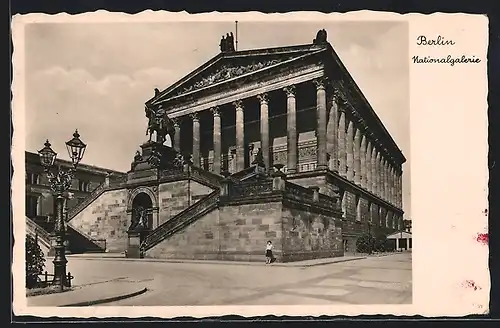 AK Berlin, Blick auf die Nationalgalerie