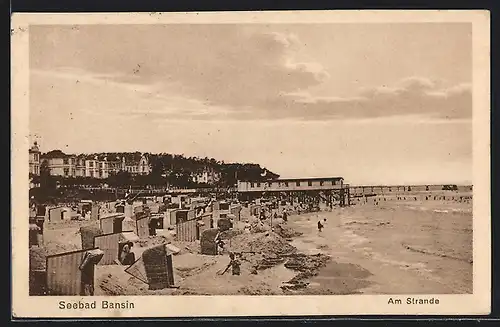AK Bansin, Am Strande des Seebades