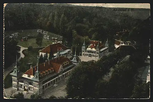 AK Alexisbad i. H., Blick auf altes Lagerhaus