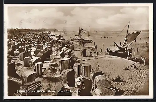 AK Ahlbeck, Strand zur Hochsaison