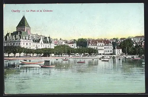 AK Ouchy, le port et le chateau