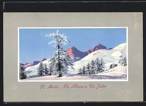 AK St. Moritz, Piz Albana und Piz Julier