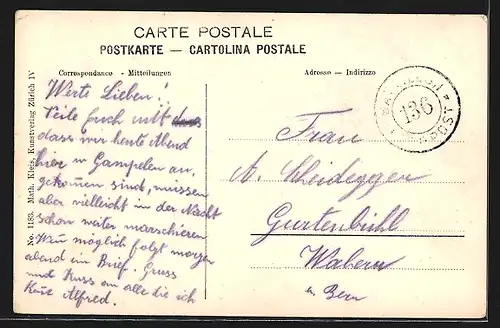 AK Bern, Kirchenfeldbrücke und Museum