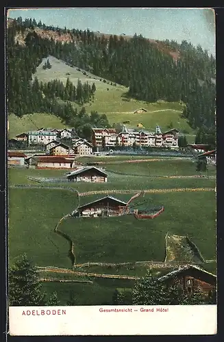 AK Adelboden, Gesamtansicht mit Grand Hotel