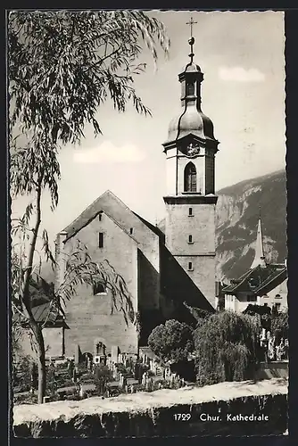 AK Chur, Blick auf die Kathedrale