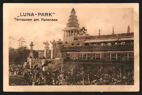 AK Berlin-Halensee, Luna-Park Terrassen