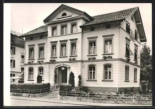 AK Buchs, Hotel Grüneck von F. Keller-Burkart