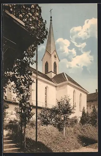 AK Heiligkreuz, Institut Heiligkreuz, Kirche