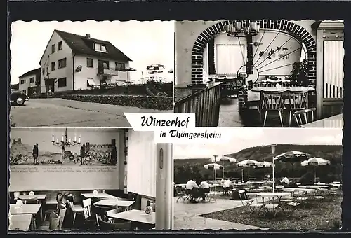 AK Thüngersheim, Rasthaus Winzerhof mit Restaurant