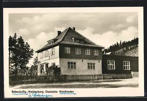 AK Rabenäussig-Meldersberg, Gaststätte Waldfrieden