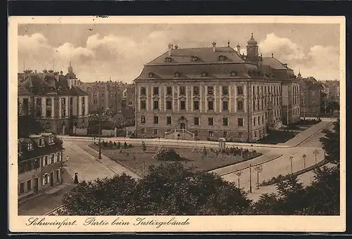 AK Schweinfurt, Partie am Justizgebäude