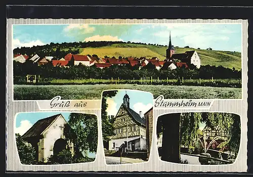 AK Stammheim / Main, Gebäudeansicht, Kapelle, Ortsansicht