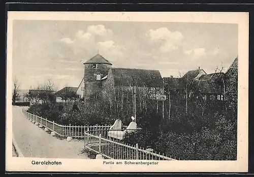 AK Gerolzhofen, Partie am Scherenbergertor