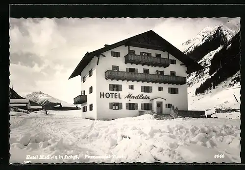 AK Ischgl /Paznauntal, Hotel Madlein im Schnee