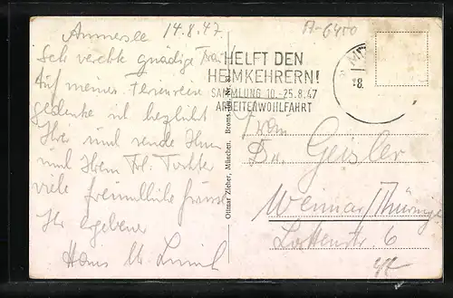 AK Sölden, Ortsansicht mit Kirche