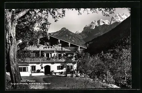 AK Kufstein /Kaisertal, Hotel-Pension Berghof Pfandl