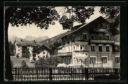 AK Steinach am Brenner, Strassenpartie vor Tirolerhaus