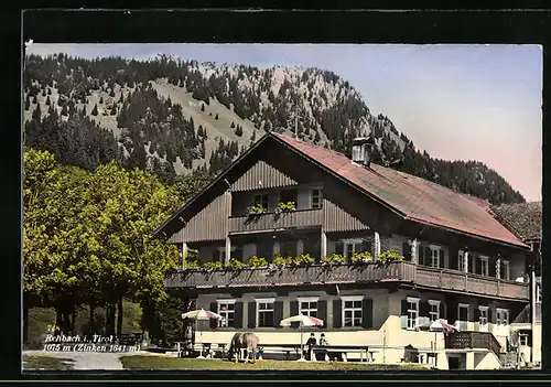 AK Schattwald, Rehbach, Gasthaus von Anton Bestle