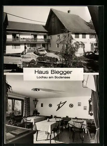 AK Lochau am Bodensee, Pension Haus Biegger, Bes. Fam. Biegger, Halden 9