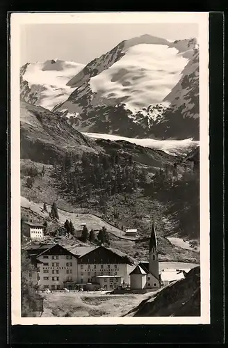 AK Obergurgl, Blick auf den Ort