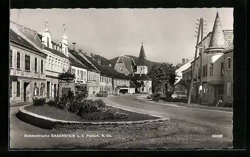 AK Rabenstein a. d. Pielach, Strassenpartie mit Geschäft