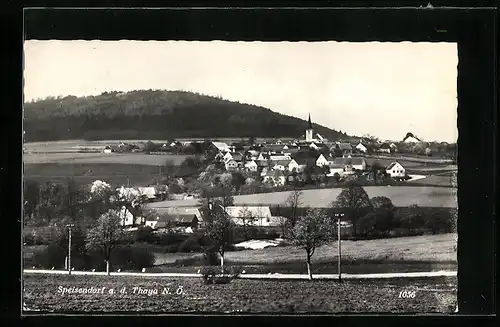 AK Speisendorf a. Thaya, Totalansicht aus der Vogelschau