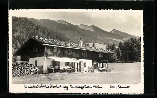 AK Unken, Alpengasthaus Heutal gegen Sonntagshorn