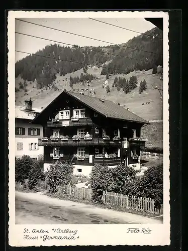 AK St. Anton a. Arlberg, Haus Germania