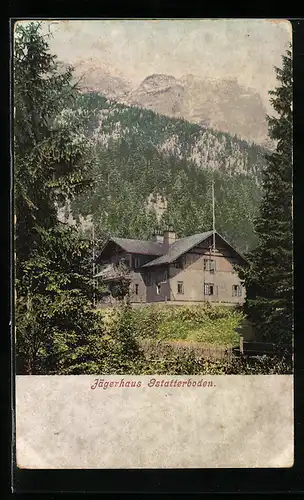 AK Gstatterboden, Blick zum Jägerhaus