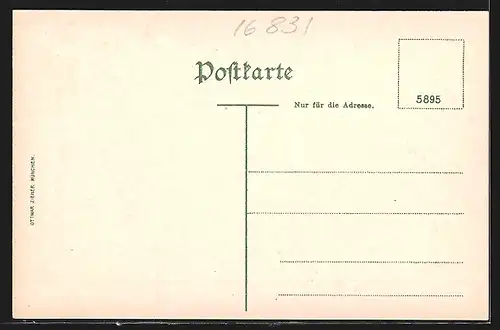 AK Rheinsberg, Schloss Rheinsberg, Wasserseite