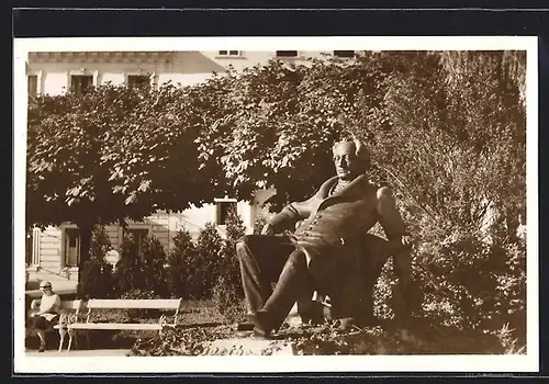 AK Mariánské Lázne, Pomnik Goetheho