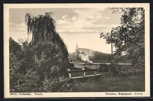 AK Tetschen-Bodenbach, Schloss
