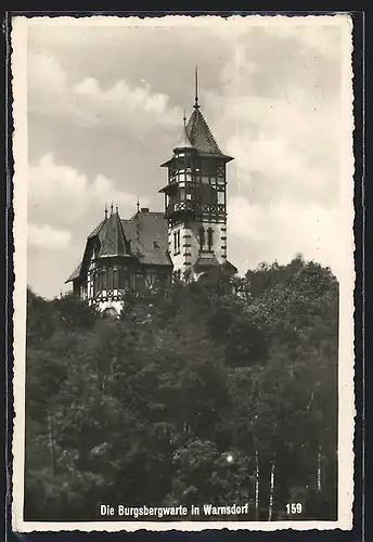 AK Warnsdorf, Die Burgsbergwarte