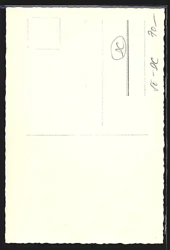 Foto-AK Varnsdorf, Fachwerkhaus