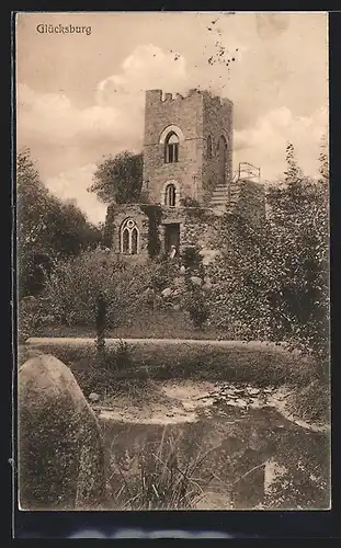 AK Glücksburg, Ortspartie mit Ruine