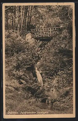 AK Chemnitz, Partie aus dem Stadtpark