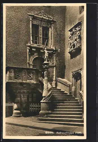 AK Görlitz, Rathaustreppe