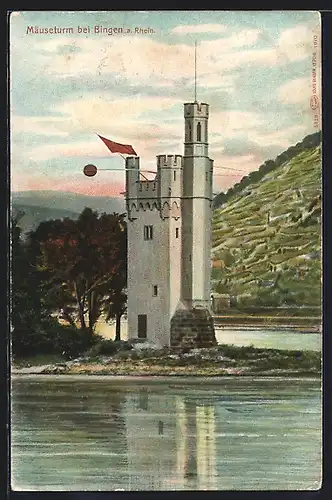 AK Bingen a. Rhein, Mäuseturm